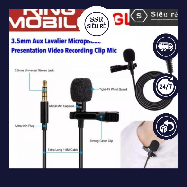 Mic Ghi Âm Cho Điện Thoại GL-119 Cổng 3.5 (LA4052)