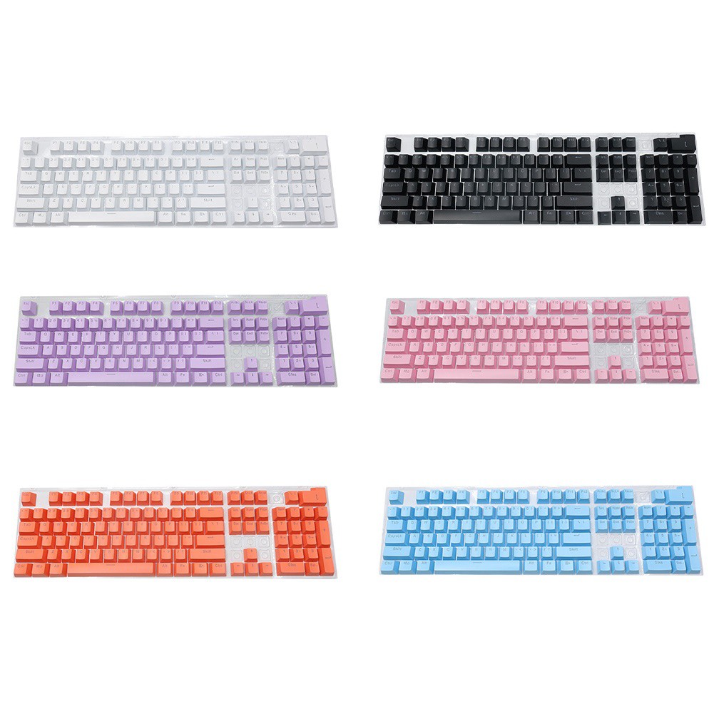 Bộ 104 Keycap Bàn Phím Chất Liệu ABS Thay Thế Cho Bàn Phím Cơ