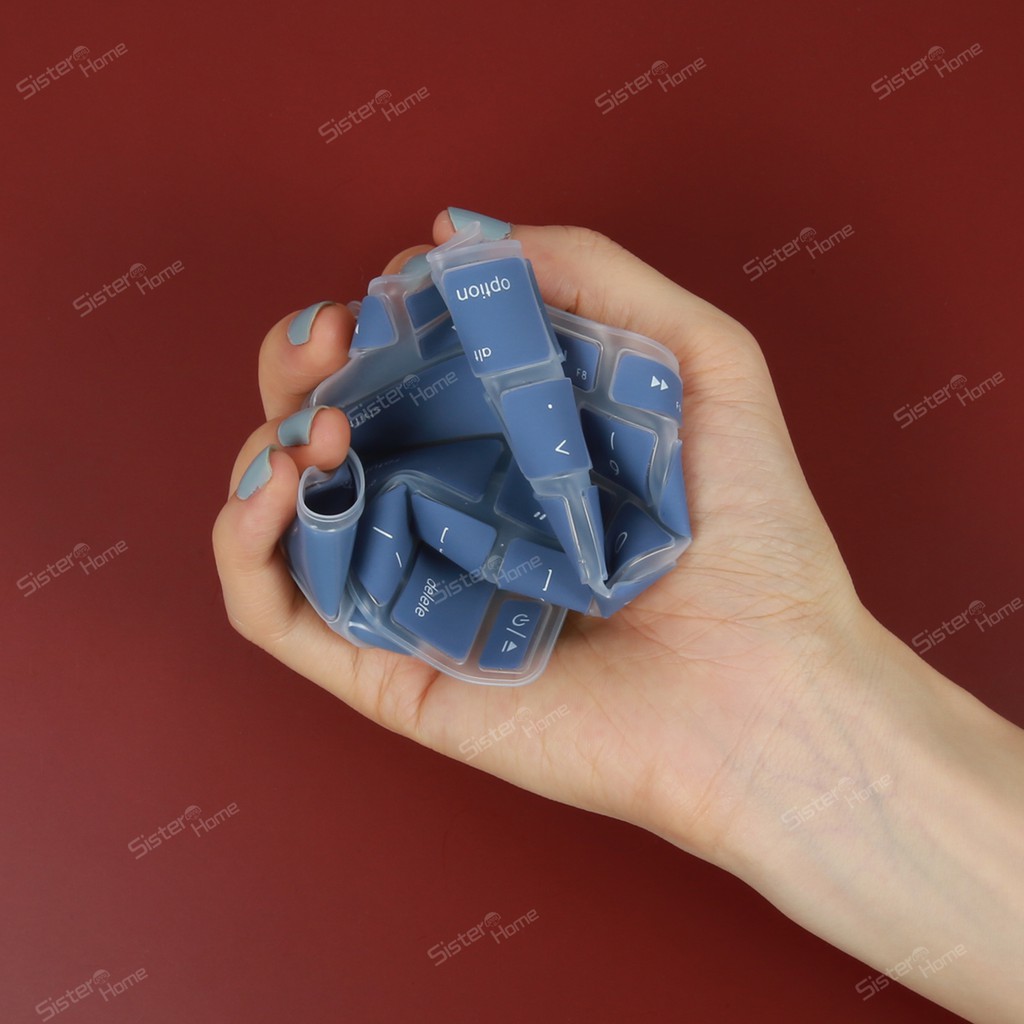 Miếng Dán Bàn Phím Làm Từ Silicon Màu Trơn Cho Macbook Air 13.3 2020 M1 A2337 A2179 A1932 Macbook Air 13 A1369 A1466