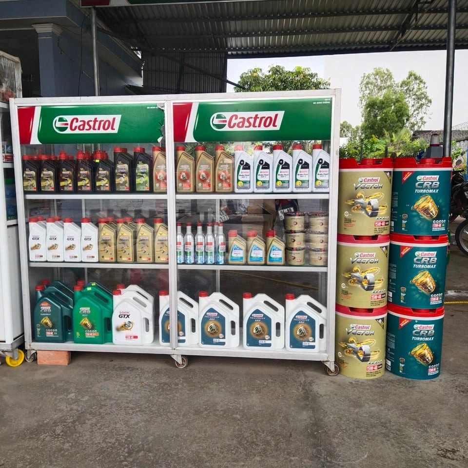 Nhớt xe ô tô cao cấp Castrol GTX 15W40" CHÍNH HÃNG " Can 4L  bảo vệ chống cặn bùn