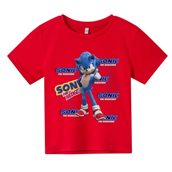 Áo thun cho bé sonic siêu cool đủ size đủ màu Anam Store