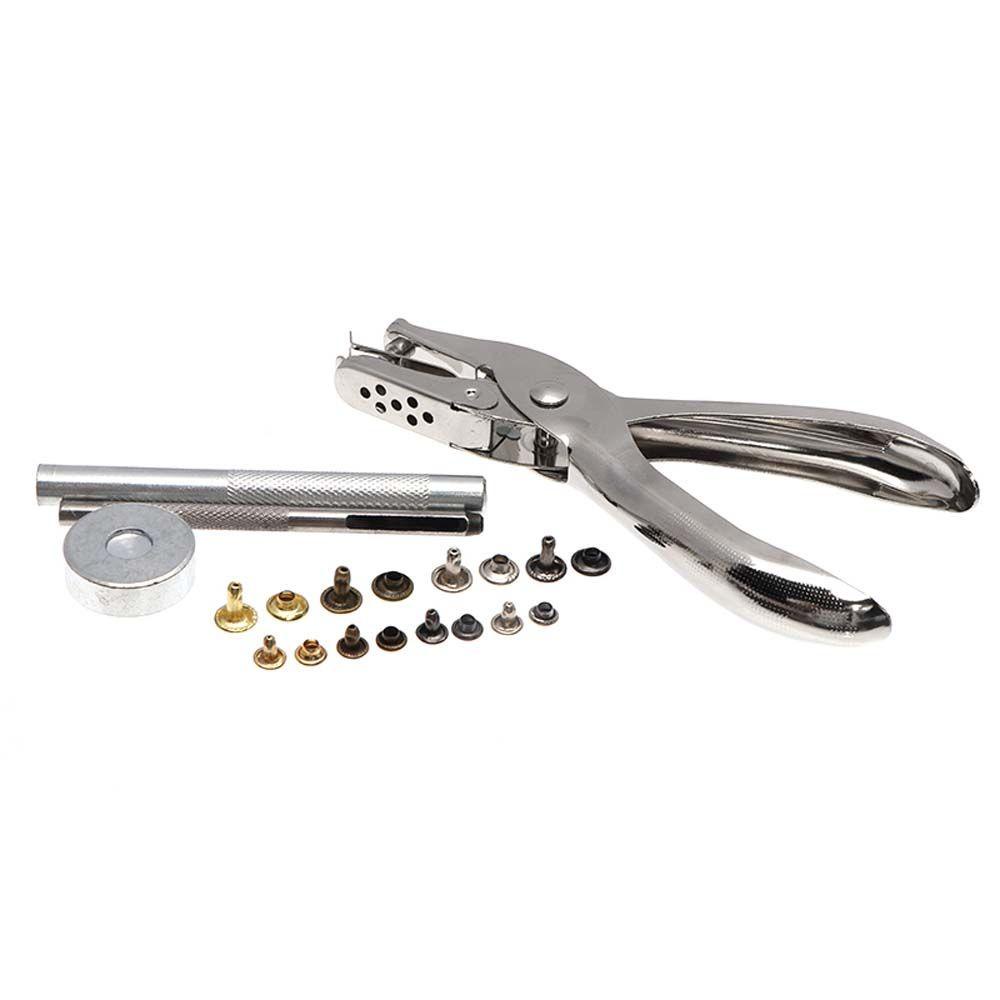 Set 300 Đinh Tán Kim Loại Dùng Để Cố Định Đồ Da Tiện Dụng