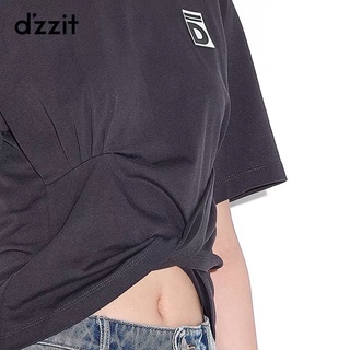 Áo thun xoắn eo Dzzit