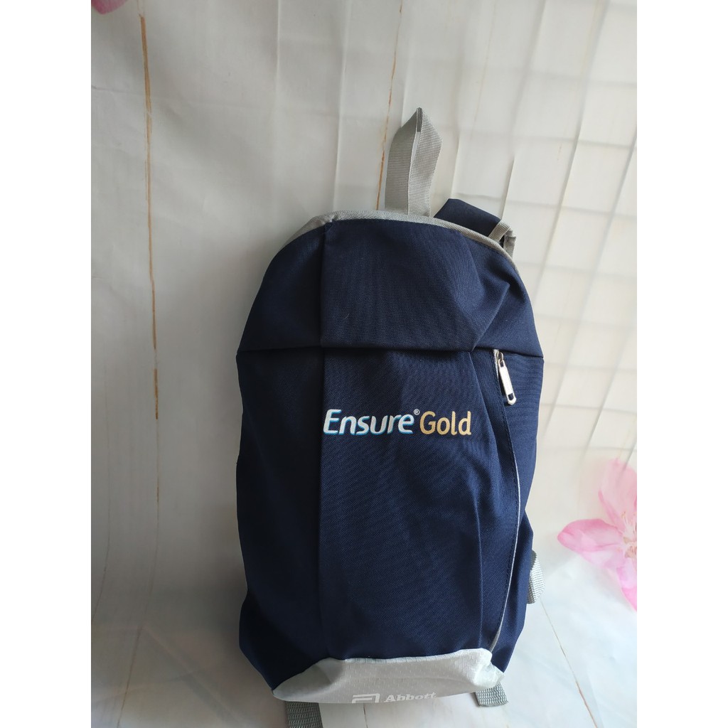 Balo Ensure 2 Ngăn MÀU XANH ĐEN Thể Tích 10 Lít