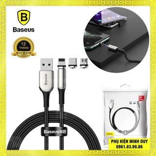 Cáp sạc từ thế hệ thứ 3 Baseus Zinc Magnetic series 3 Lightning/ Type-C/ Micro cho Smartphone/ Tablet Cable (2A , Chargi