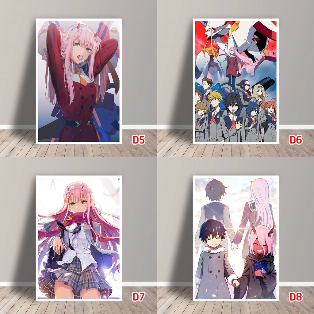 Tấm Postcard Cao Cấp Anime Darling In The FranXX