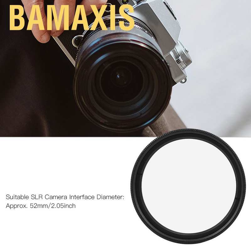 Bamaxis Star lens filter  52 mm camera made of optical glass alloy aluminum with storage box for Canon Nikon Sony Pentax etc.