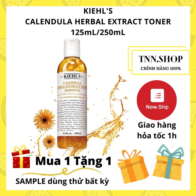 Toner hoa cúc Kiehl's Calendula Herbal Extract Alcohol-Free Toner