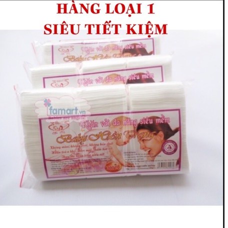 Khăn vải khô đa năng Baby Hiền Trang ~ 250g gói ~ 200 tờ