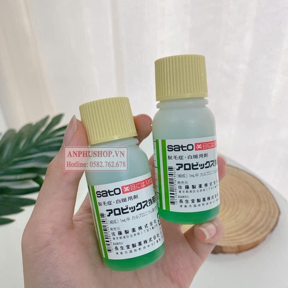Tinh chất mọc tóc thảo dược Sato Arovics 30ml kiểm soát Rụng Tóc, Thưa tóc, Hói Đầu  - Sản phẩm chính hãng Nhật Bản