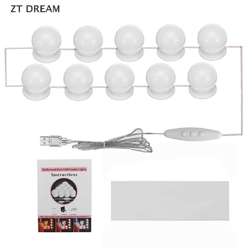 Bộ Đèn LED ZTD Gắn Gương Trang Điểm Để Bàn 07