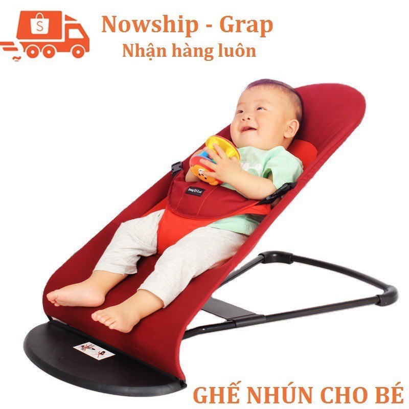 Ghế rung nhún cho bé sơ sinh bập bênh có đồ chơi đa năng thay nôi cho trẻ