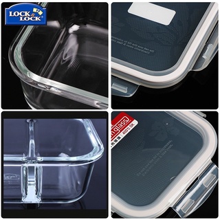 Hộp thủy tinh chia 2 ngăn Lock&Lock LLG445 1L(chính hãng)