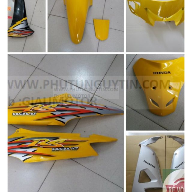 Dàn áo Wave RS 100 màu hồng cánh sen