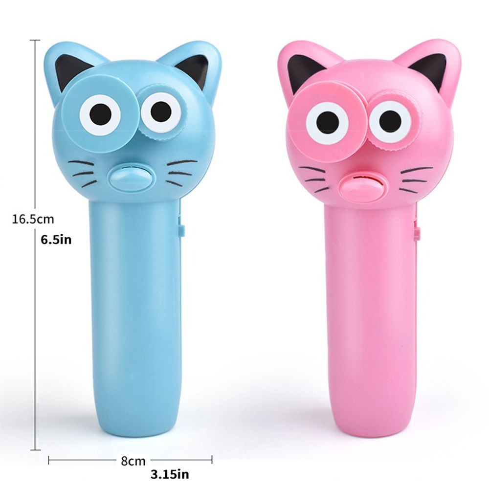 Đồ chơi bắn dây chạy bằng điện thiết kế hình mèo dễ thương ngộ nghĩnh