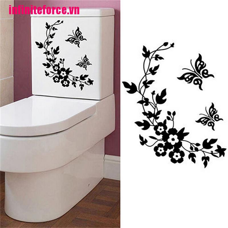 Giấy Dán Tường Trang Trí Hình Hoa Và Bướm