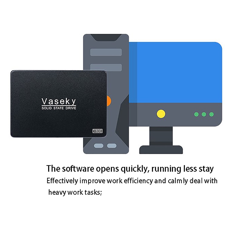 Ổ cứng bên trong Vaseky 64G 2.5-Inch SSD SATA3 6Gbps | BigBuy360 - bigbuy360.vn