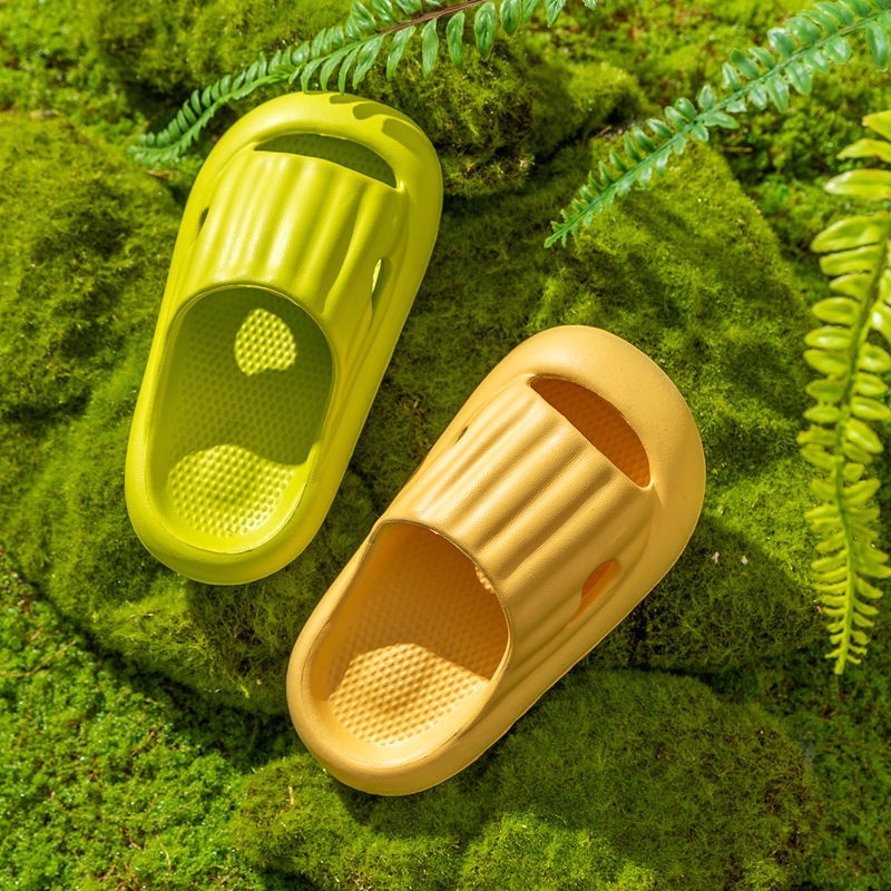 Dép Đi Trong Nhà Đế Dày Màu Sắc Trơn Chống Thấm Nước Dành Cho Trẻ Em