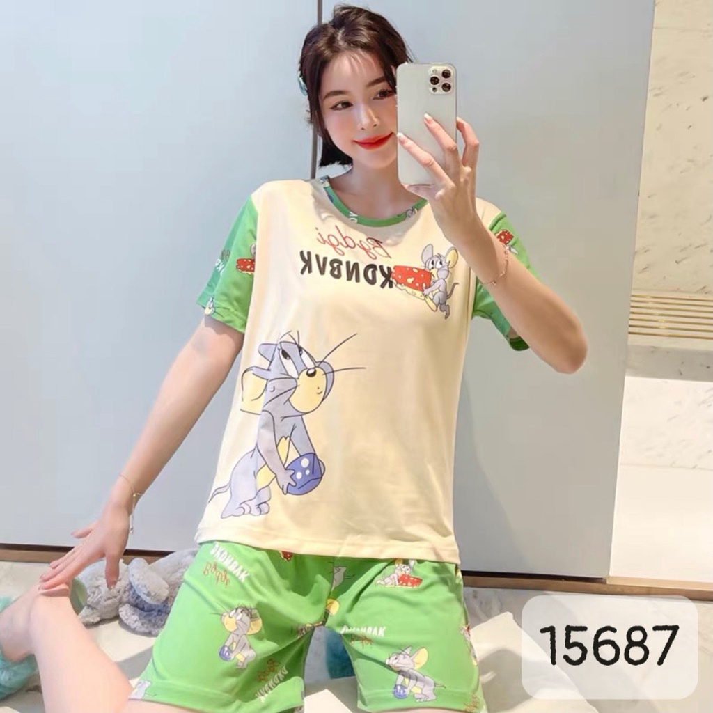 Đồ bộ đùi BIG SIZE Hình JE RRY - SS.H 15687