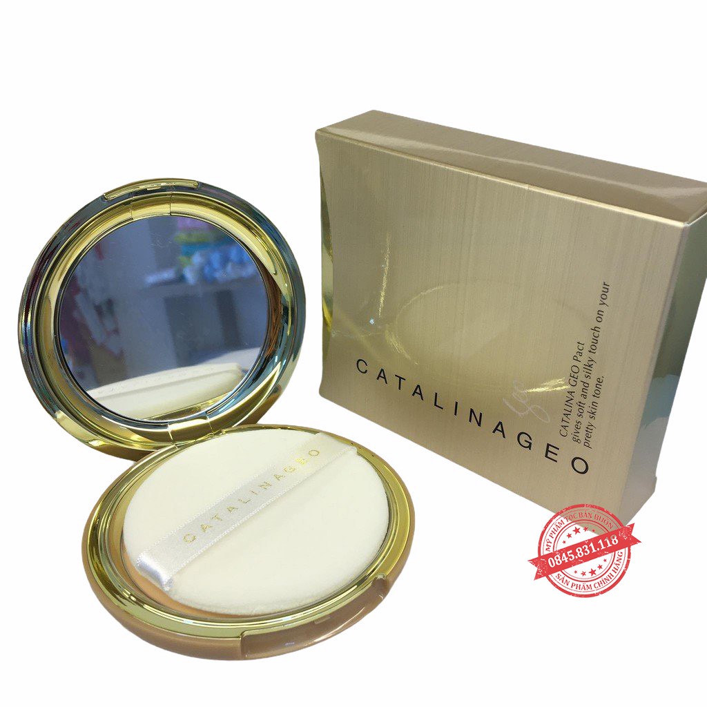 Phấn phủ Geo Lamy vàng siêu mịn Catalina Golden Pact CS55-HÀNG CHÍNH HÃNG | BigBuy360 - bigbuy360.vn