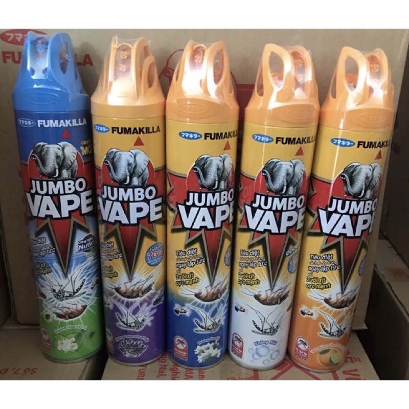 Bình xịt côn trùng Jumbo Vape có khuyến mãi thêm 60ml
