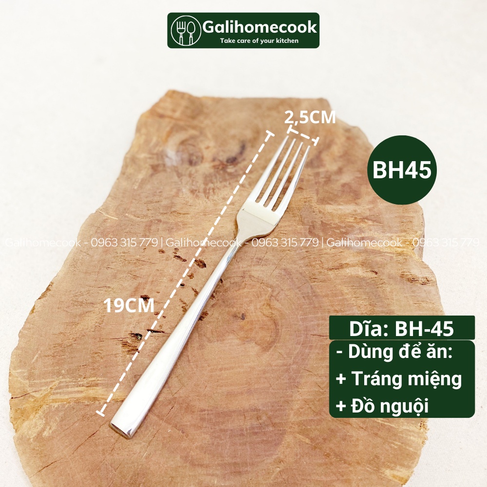 Dĩa Nĩa inox 304 ăn bít tết cao cấp, sang trọng, tinh tế | GaliHomecook Fork