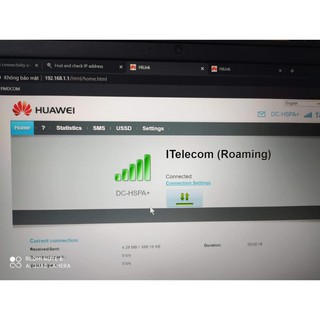 Dcom 3G E3531 hilink, Usb 3G huawei 3531 chạy hilink , dcom đổi ip