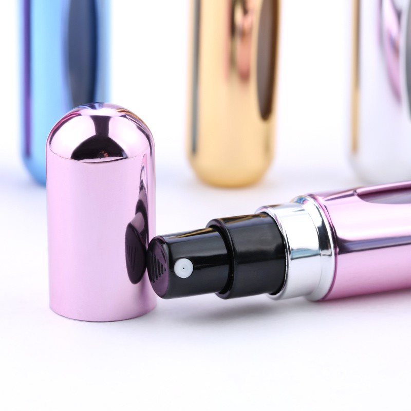 Chai Xịt Nước Hoa Mini 5ml Bằng Nhôm Tiện Dụng Mang Theo Du Lịch