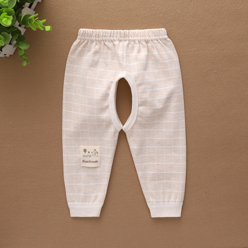 Quần Cotton hở đáy xinh xắn cho bé sơ sinh 0-2 tuổi