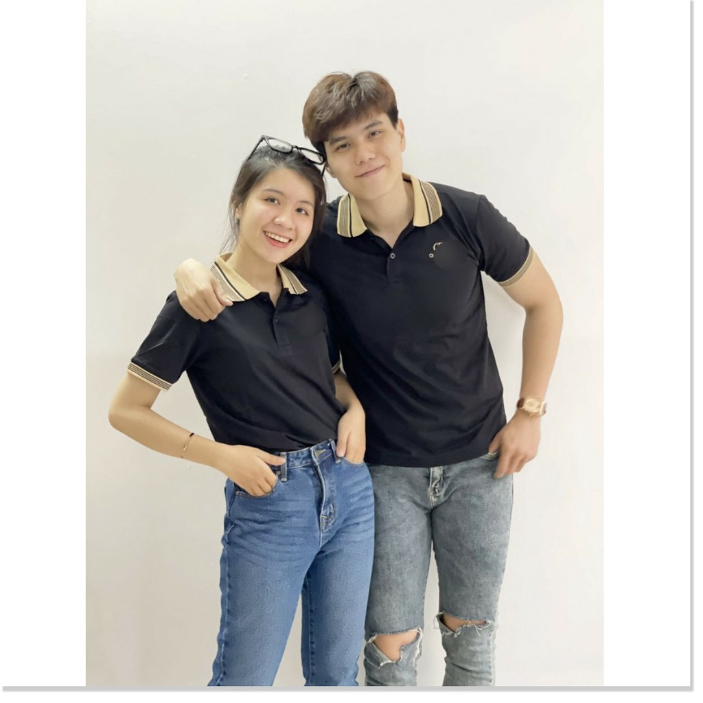 ÁO THUN CỔ TRỤ VIỀN ÁO TAY ÁO XINH XẮN,HỌA TIẾT TRƠN NHƯNG KHÔNG KÉM PHẦN SANG TRỌNG KHÁNH AN FASHION