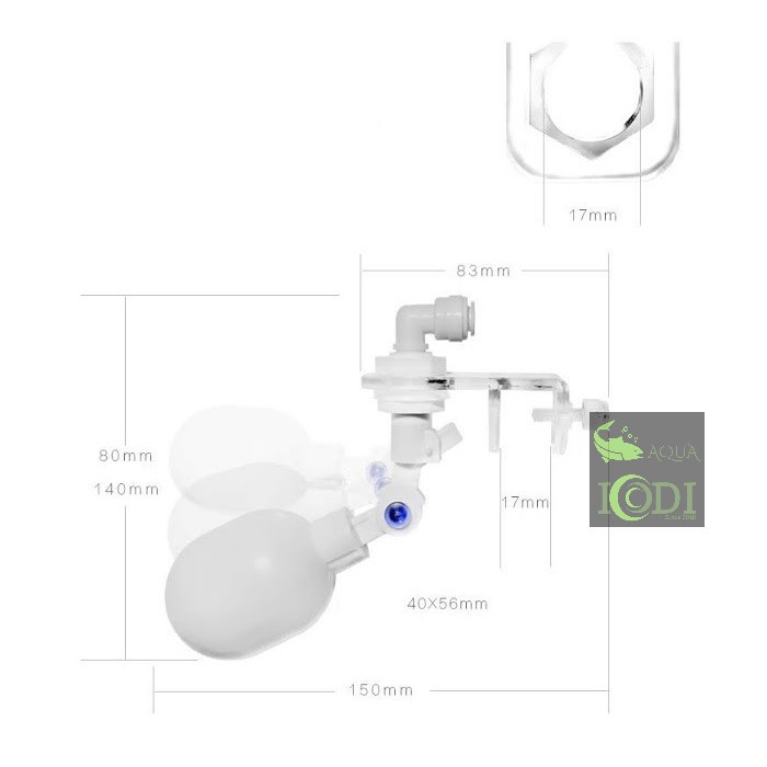 Van phao châm nước tự động bể cá cảnh bể thủy sinh Automatic add water & hydrator