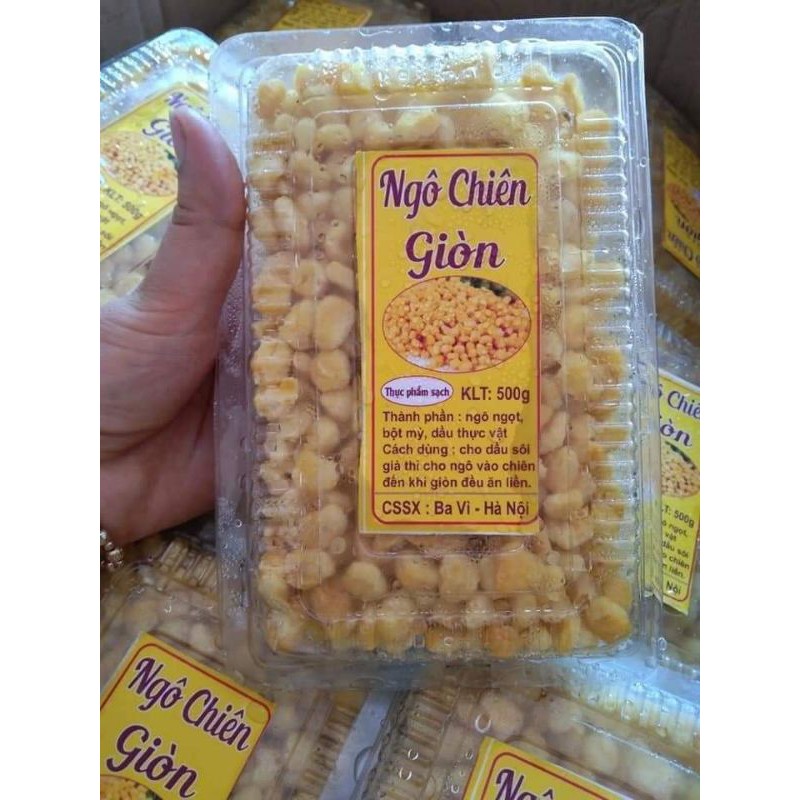 ngô chiên giòn hộp 500g