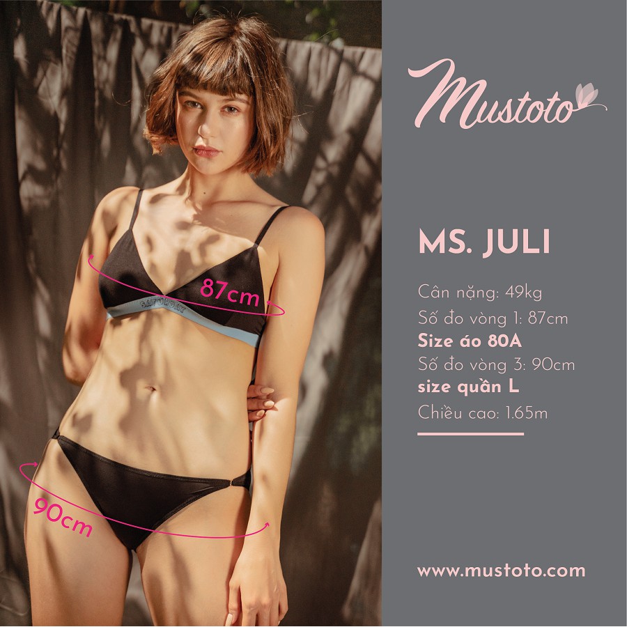 Quần Lót Nữ Lưng Vừa Phối Ren Đùi Holly (Mustoto MQ06) | BigBuy360 - bigbuy360.vn