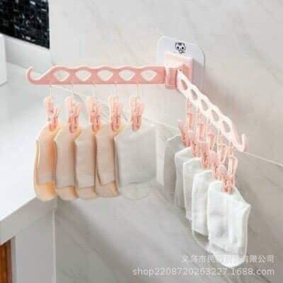 Hộp 10 đôi tất cổ cao  cổ thấp chống hôi chân tất cho nam các loại, Móc phơi tất