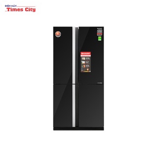 Tủ lạnh Sharp 4 cánh màu gương đen SJ-FX688VG-BK