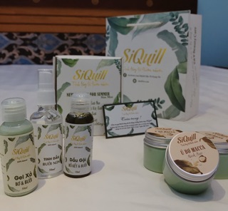 Set mini dầu gội xả tinh dầu bưởi