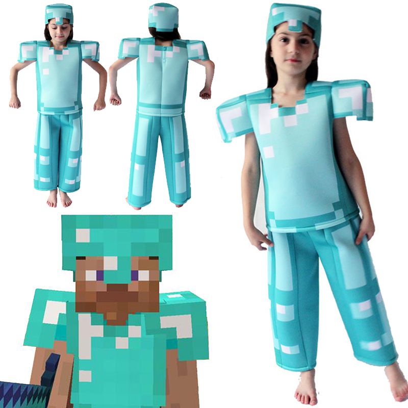 Trang PhụC Cosplay Minecraft Cho Bé Trai / GáI