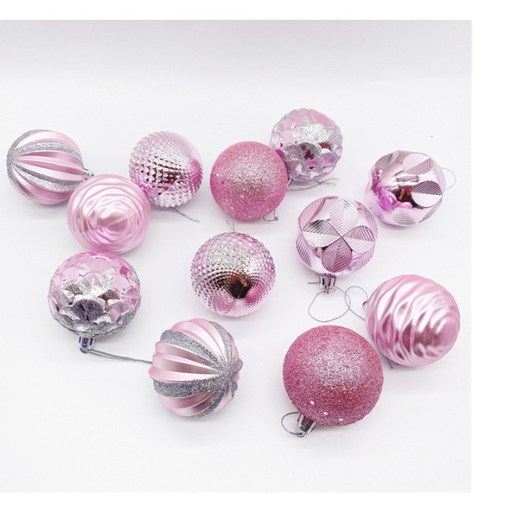 Quả châu trang trí noel 6cm MẪU E21 TÁCH LẺ