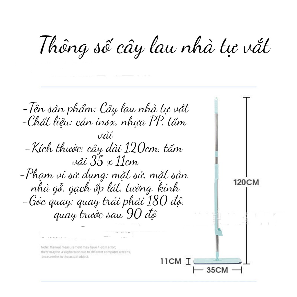 Cây lau nhà tự vắt thông minh Spin xoay 360 độ, bộ lau nhà tự vắt, chổi lau nhà chính hãng, bộ cây lau nhà thông minh