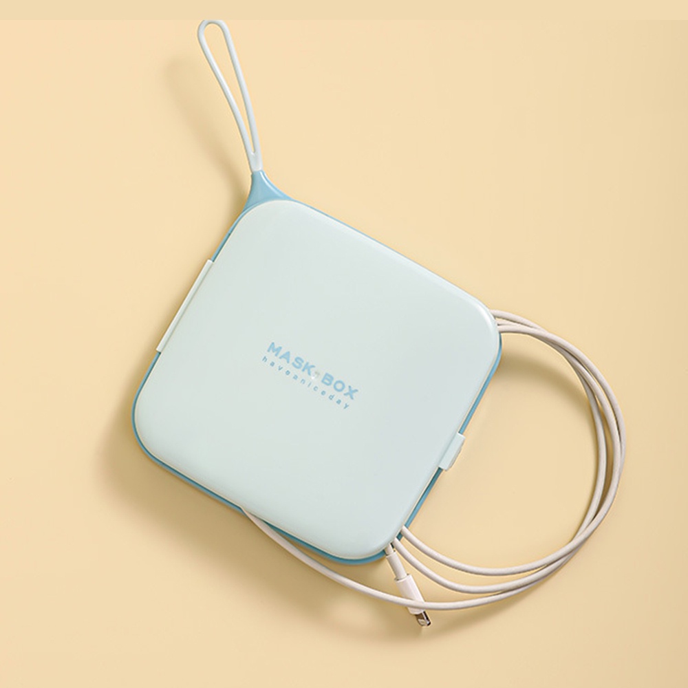 Hộp Đựng Khẩu Trang Chống Bụi Bằng Nhựa Tạm Thời Thiết Kế Nhỏ Gọn Màu Sắc