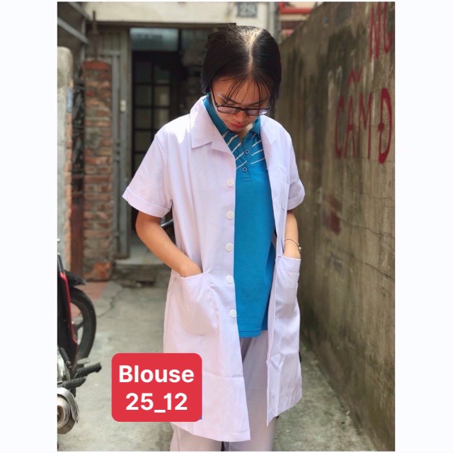 [Giá sỉ] Áo blouse NAM NỮ dài ngang gối - hàng loại 1