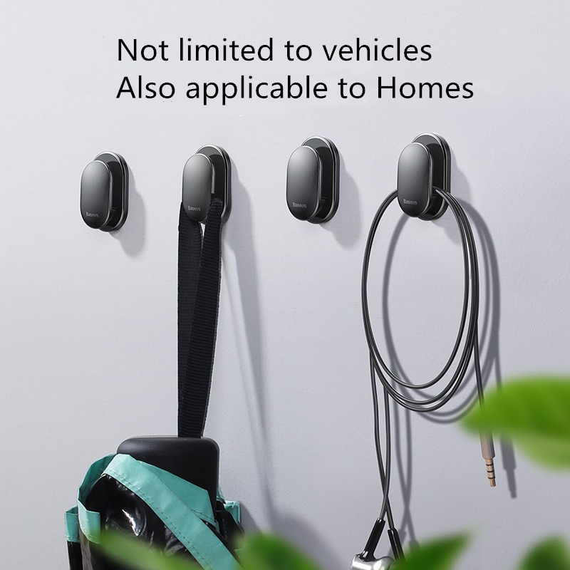 BASEUS 4 Móc Treo Dây Cáp Tiện Lợi Cho Xe Hơi