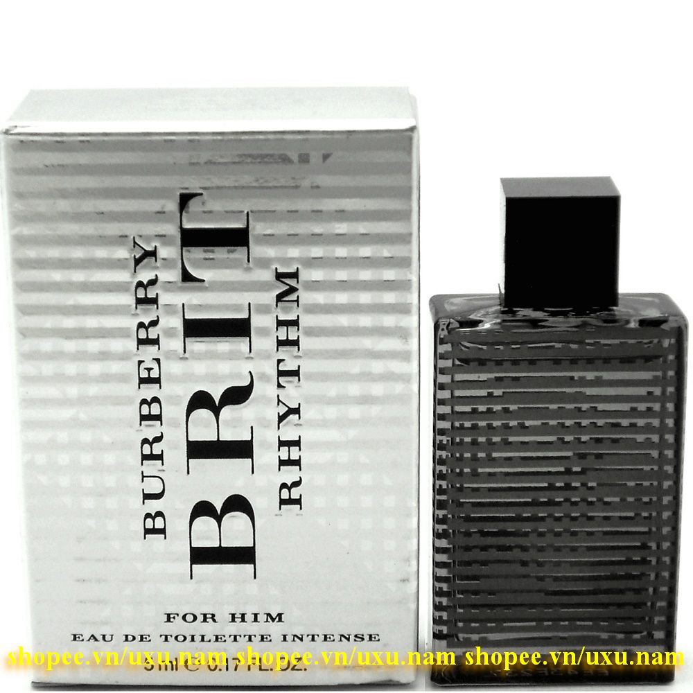 Nước Hoa Nam 5ml Burberry Brit Rhythm For Him Intense 100% chính hãng