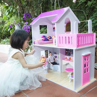 NHÀ BÚP BÊ CỠ LỚN (2 TẦNG)