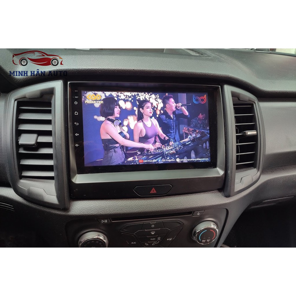 Bộ màn hình Android cho xe FORD RANGER 2017-2019, RAM 1G, ROM 16G-man hinh dvd,camera hành trình trên ô tô