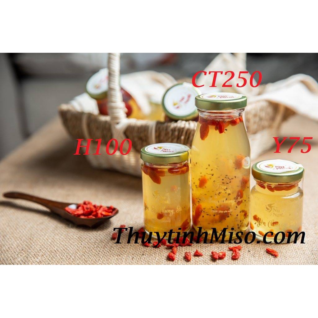 BỘ 10 CHAI THỦY TINH 250ML ĐỰNG SỮA HẠT, THỨC UỐNG SIÊU ĐẸP