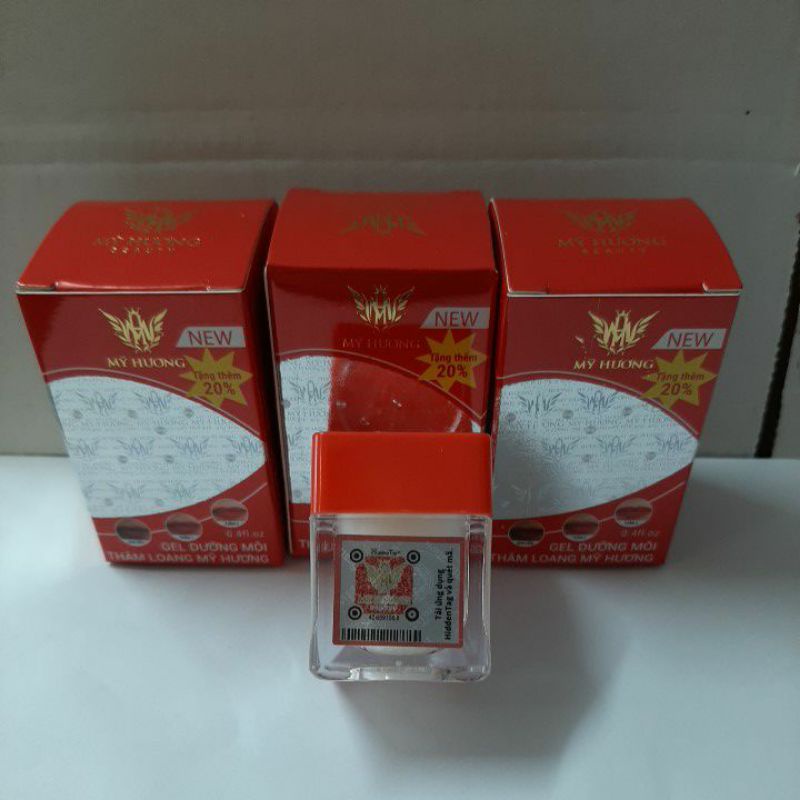 1 hủ GEL DƯỠNG MÔI THÂM LOANG MỸ HƯƠNG 120.000đ