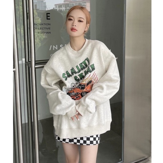 QKOOLE  Áo Thun Nữ Dài Tay Cổ Tròn Màu Sắc Đa Dạng