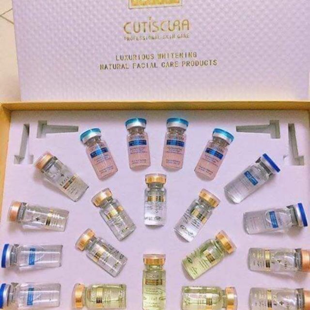 Tế bào gốc cutiscura trắng da nâng cơ trẻ hóa. Cam Kết Chất Lượng