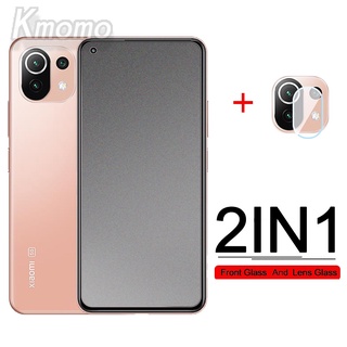 Mờ/matte Kính Cường Lực Bảo Vệ Ống Kính Điện Thoại Xiaomi 11 Lite 5G NE Mi 12 Lite 9T 10T 11T Pro Poco X4 Pro 5G M4 Pro 4G C40 X3 NFC F3 F4 X4 GT